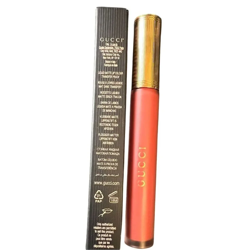 Gucci Liquid Matte Lipstick They Met in Argentina 208 Long-lasting